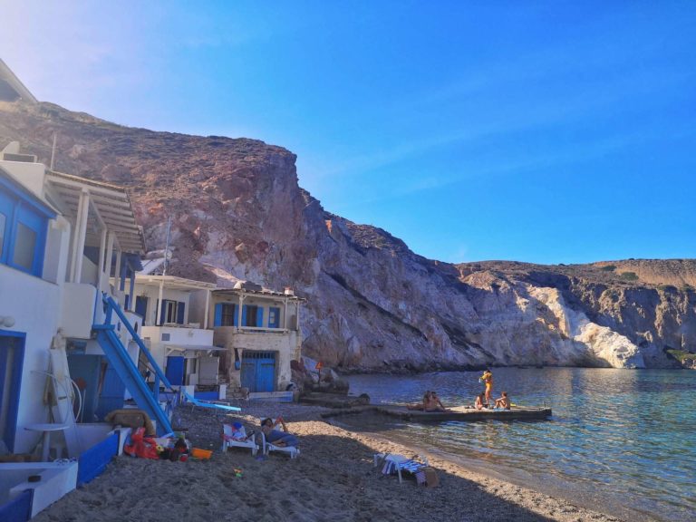 Milos plage de Firopotamos.