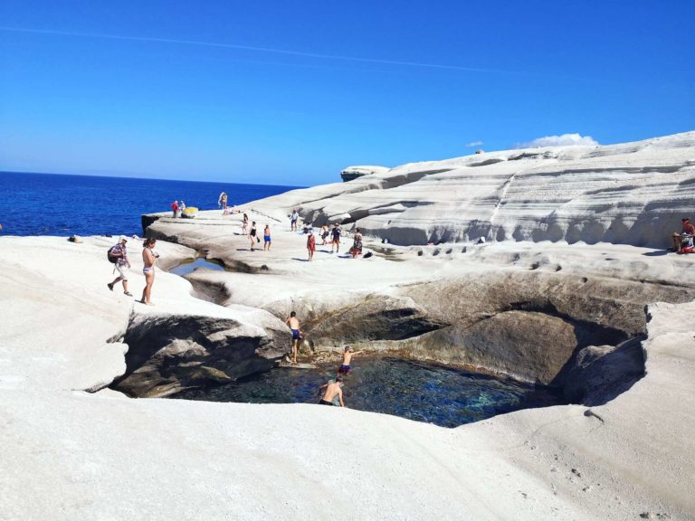 Sarakiniko, Milos vue